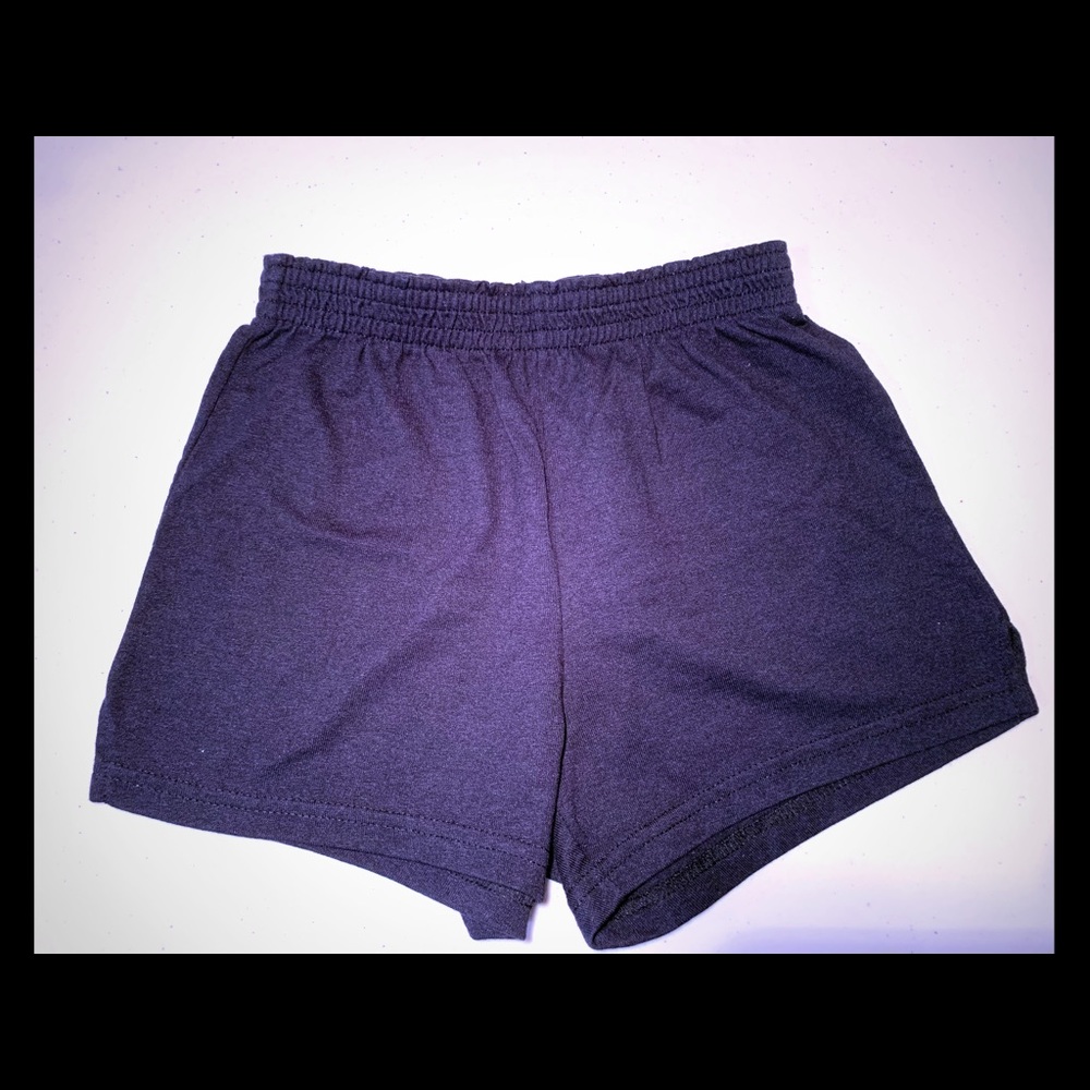 Black Short Shorts Girls Medium
